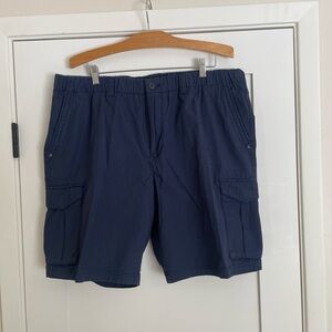 Tommy Bahama Blue Cargo Shorts Relaxed Fit